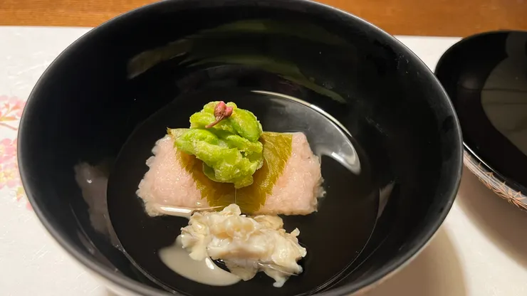 吃完沒有負擔，口中還帶著一點櫻花香氣。