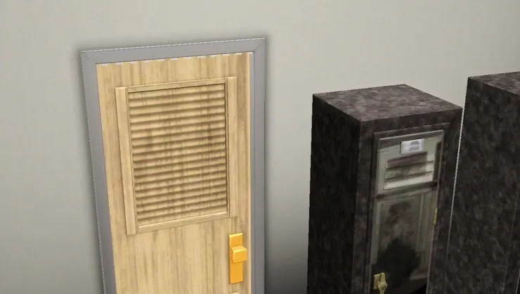 這是員工洗手間的門。