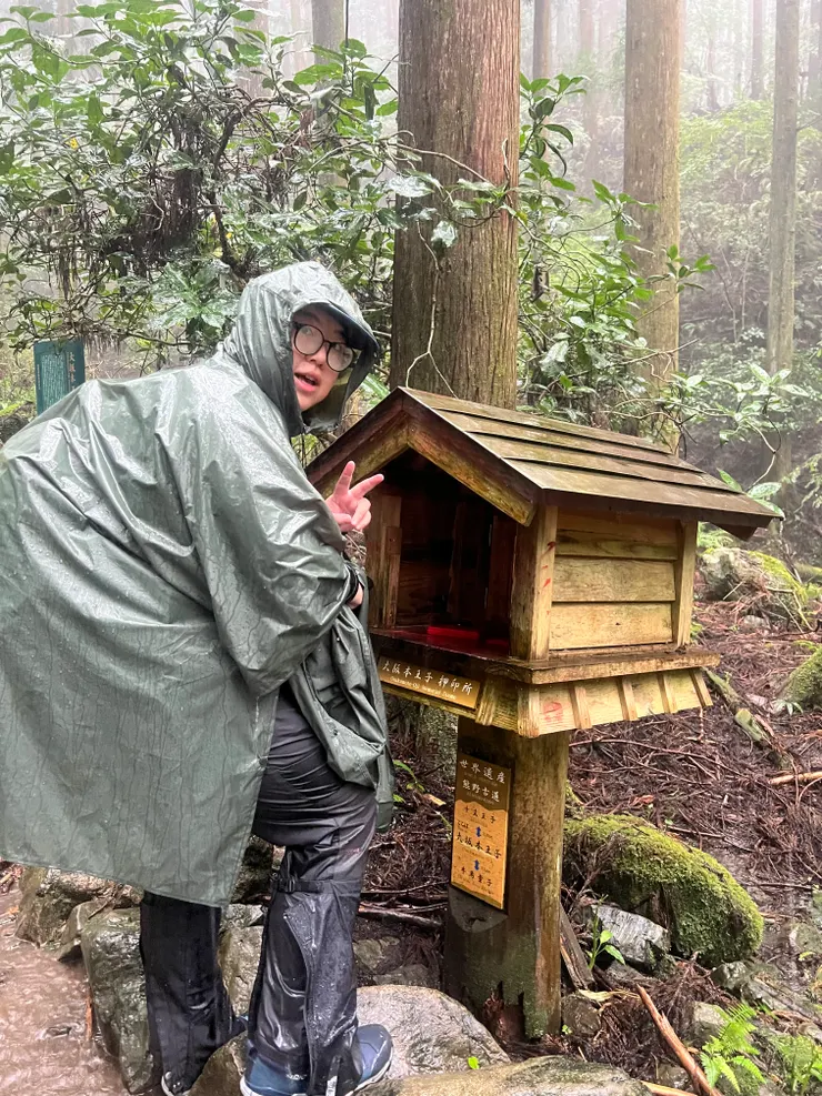 我們走到大阪本王子的時候，幾乎是涉水蓋章的