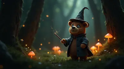 我是熊熊魔法大師，讓我施法，助您願望成真