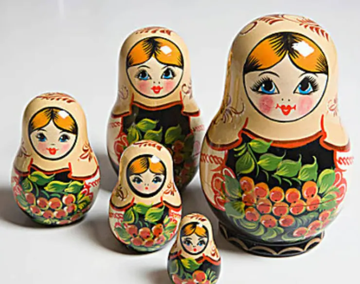 一層又一層的俄羅斯娃娃