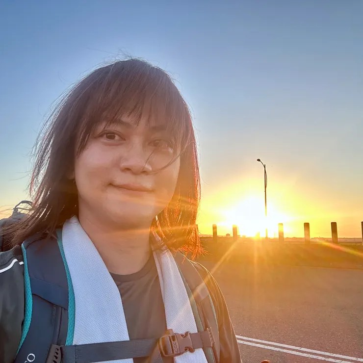 橋上的夕陽,也是讓人想暫停的瞬間