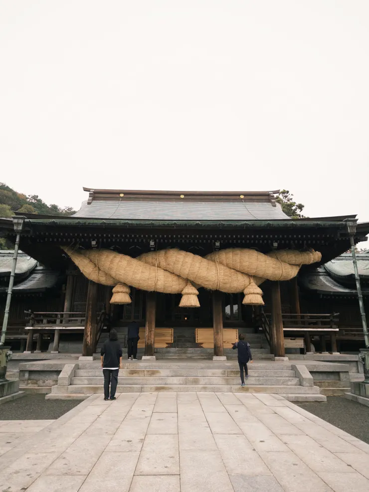 好巨大的結繩！