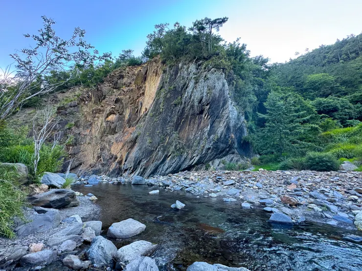 對面就是出口，過有勝溪後接台7甲完登