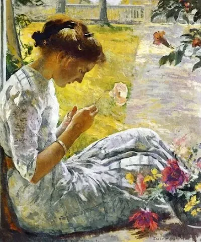  Edmund C. Tarbell 畫作