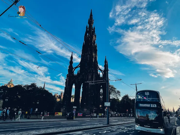 Edinburgh view shot by Emma@Edinburgh,Scotland .30/07/2024.