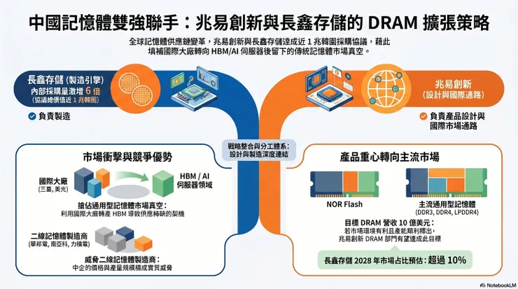 華邦、南亞科、力積電當心了！中國兆易創新與長江存儲合作要搶記憶體 10% 市占