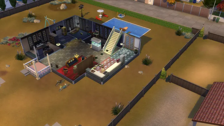 我一是不建，一建便會建豪宅，因為會有泳池等康樂設施。完全沒想過夜神爸爸只是一個警察，哪可能住這麼豪華的房子？