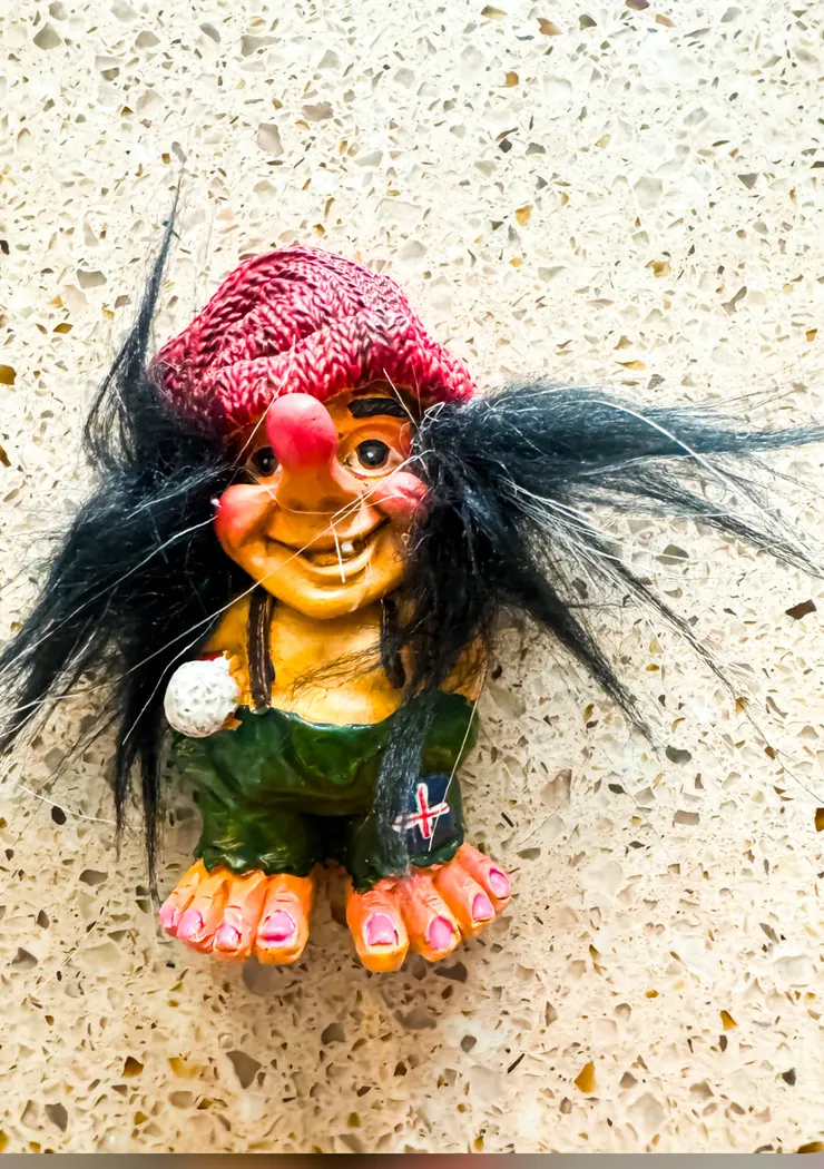 很克制的只帶回了磁鐵