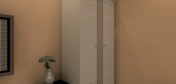 說不定一打開櫃門，東西便雪崩一樣全塌下來！哈哈。