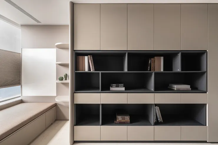 ▲磁性板室內設計案例<定潮11F書房>