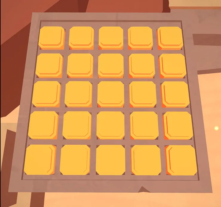 ▲ 其中一種機關類型（以第一關為例）