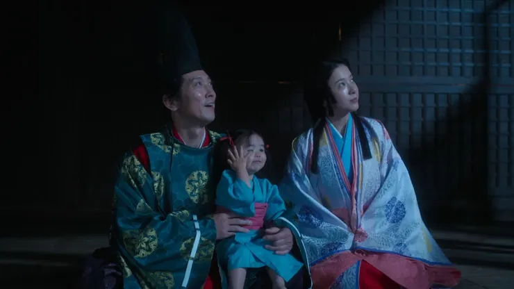 幸福美滿的一家三口