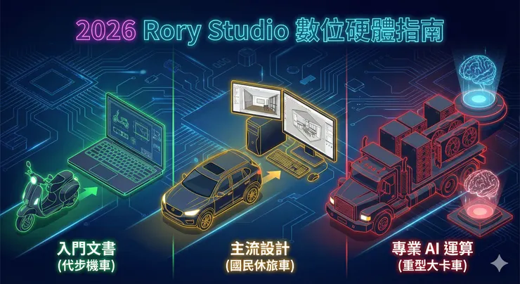 【2026 硬體指南】工欲善其事，必先利其器：Rory 老師的數位學習設備全指南