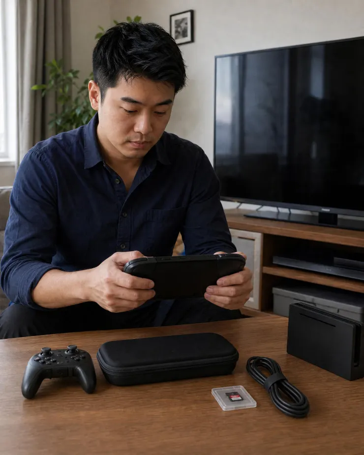 梁練偉比較 Switch 2 底座、手把、收納包與升級配件成本
