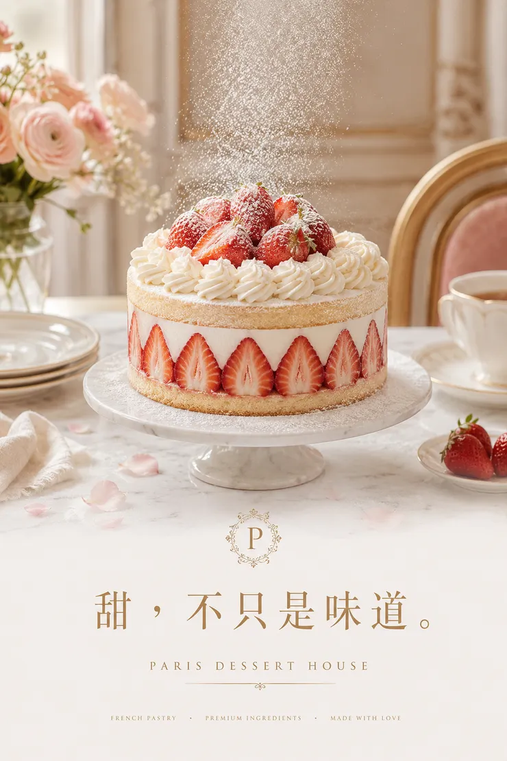 甜點品牌海報