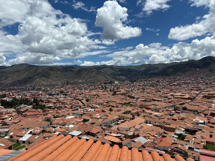 從民宿看出去的庫斯科風景