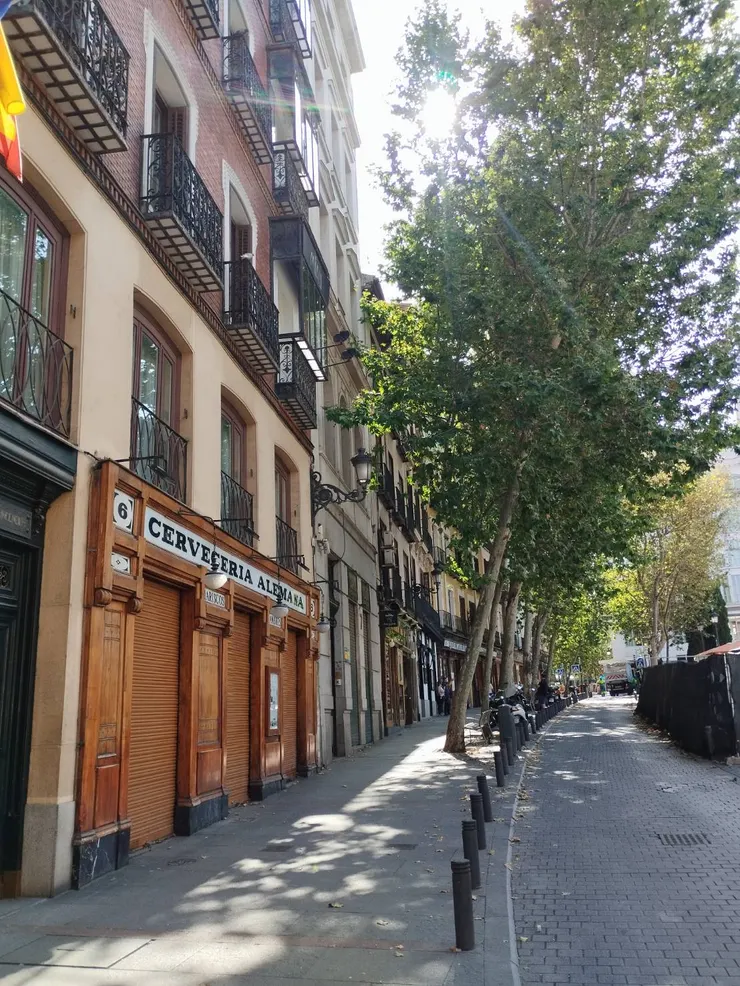 午後的馬德里，陽光灑落很漂亮～