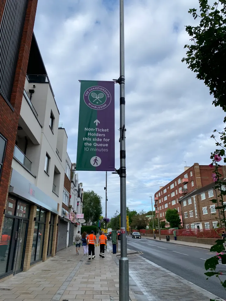 前往the Queue的指引