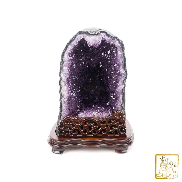 巴西紫水晶洞 21.92kg 聚財守庫