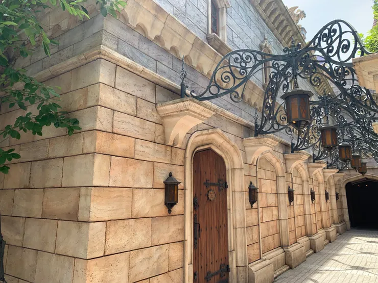 美女與野獸城堡一景