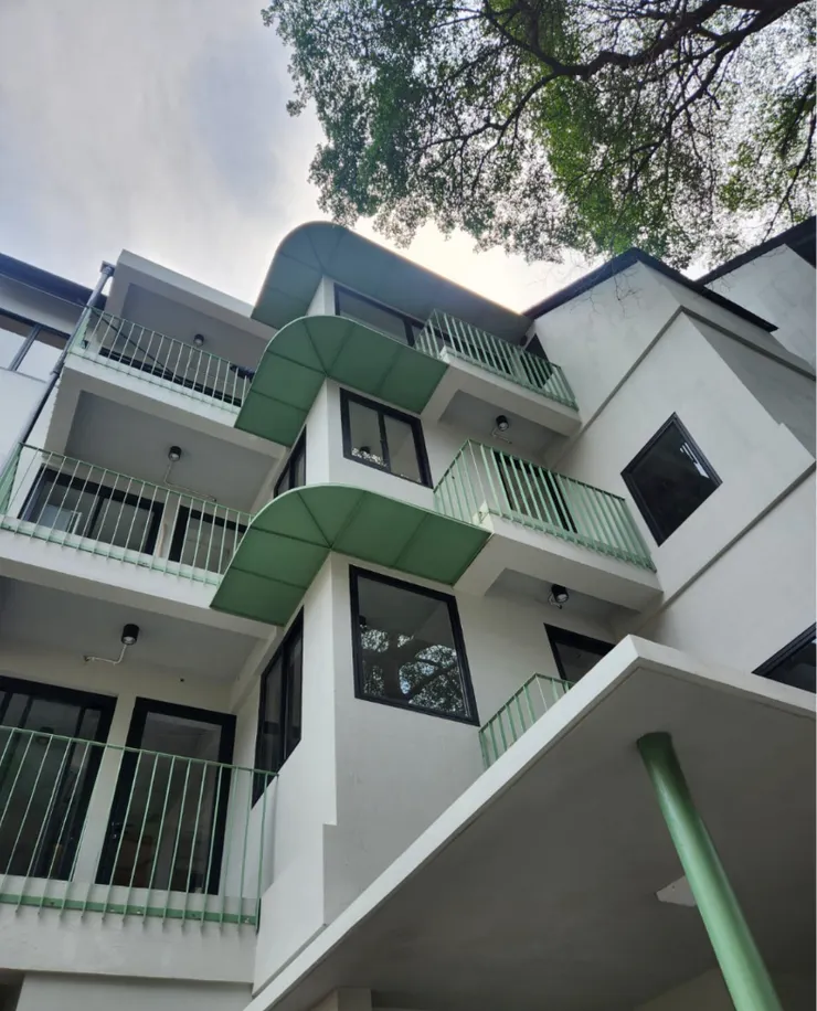 四層公寓外觀（圖片來源：RCUS 網站）