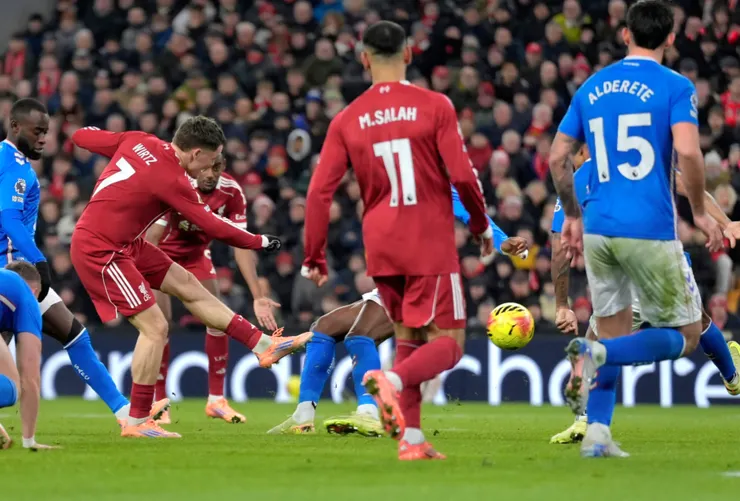 域斯抽射破網助利物浦追和1:1