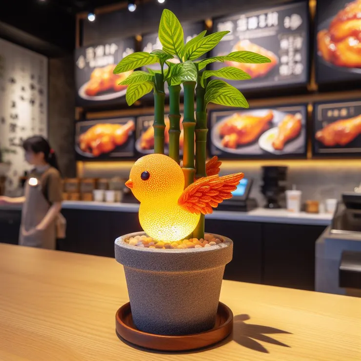 我要發微光雞骨頭，直接給我發光的雞。