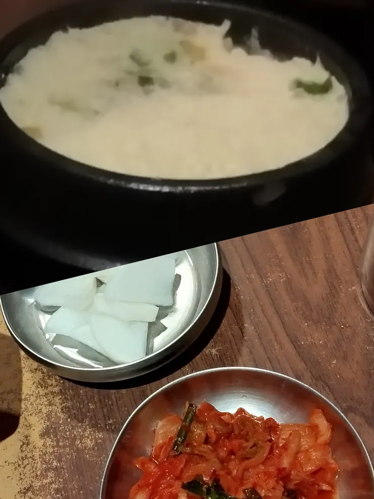 難得小鬼喜歡蒸蛋，我倒是吃了不少清爽的小菜