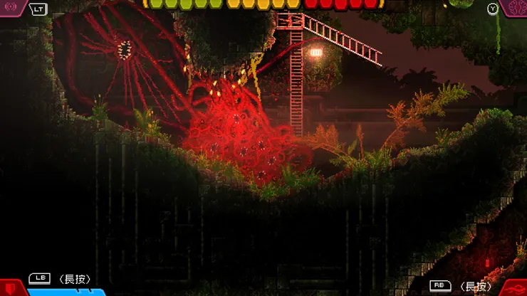 小怪物嘴巴是存檔點