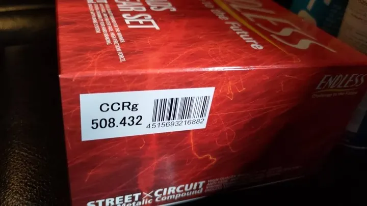 極限耐操! 頂級賽道用來令片- ENDLESS CC-Rg使用心得分享(MX72 Plus, RF-650, 煞車油 )