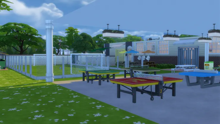 小息、午休結束前半小時和放學後都可以打乒乓球。同學們多點做運動吧。