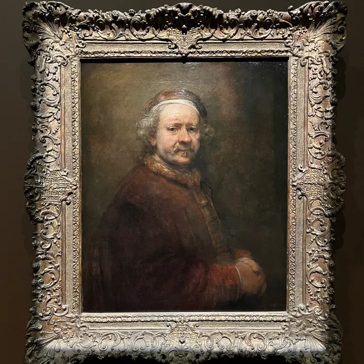 林布蘭《六十三歲自畫像》,1669