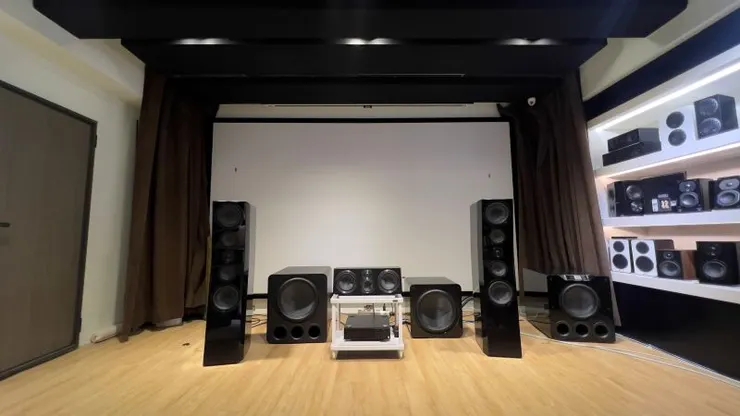 ▲愛樂視訊陳家駒分享空間格局的搭配相當重要，喇叭的配置應以聆聽的距離來評估。