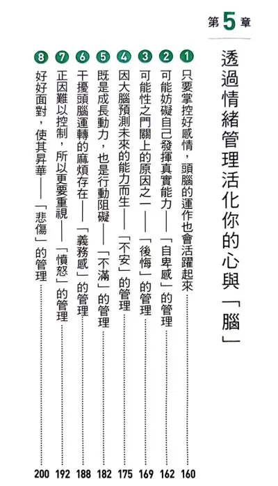 本書《極速管理》第15頁的部分目次內容