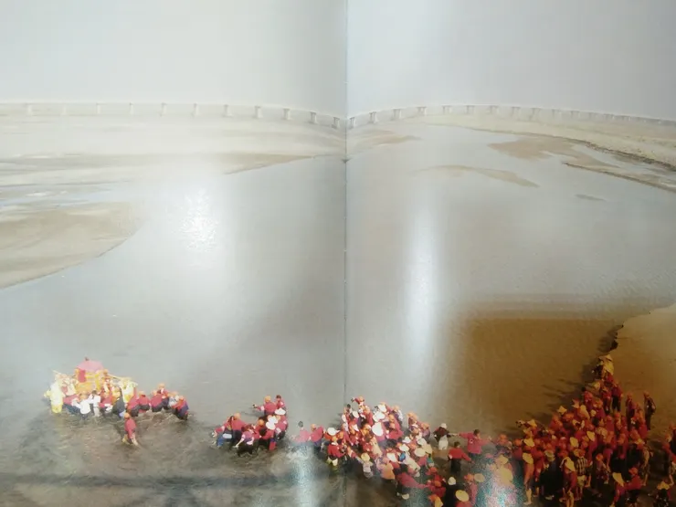 翻拍自《白沙屯媽祖徒步進香:潦過濁水溪》，白沙屯田野工作室(2001)出版