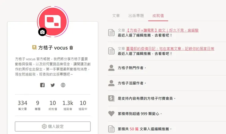 vocus｜新世代的創作平台