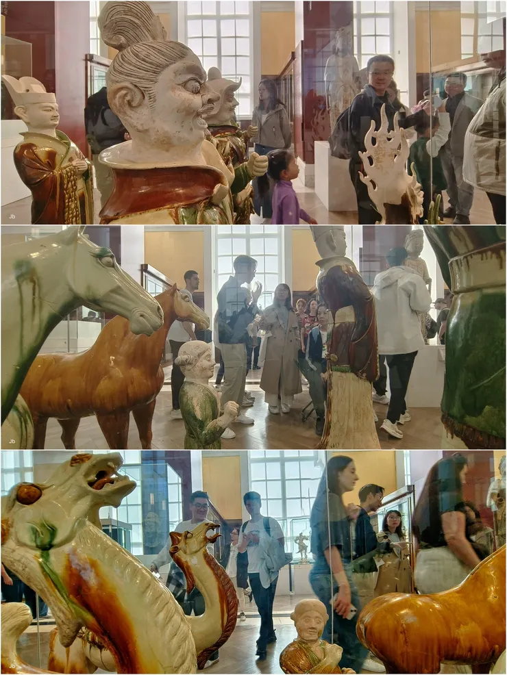 【中國與南亞展室！各式館藏之唐三彩。】