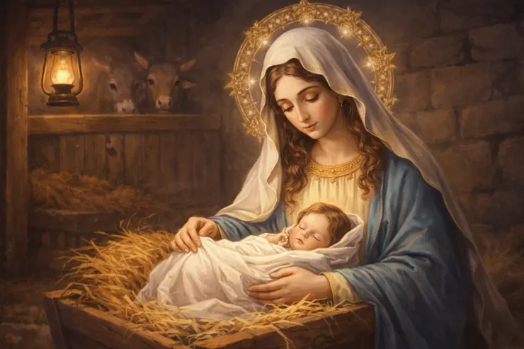 聖靈降生的溫馨瞬間