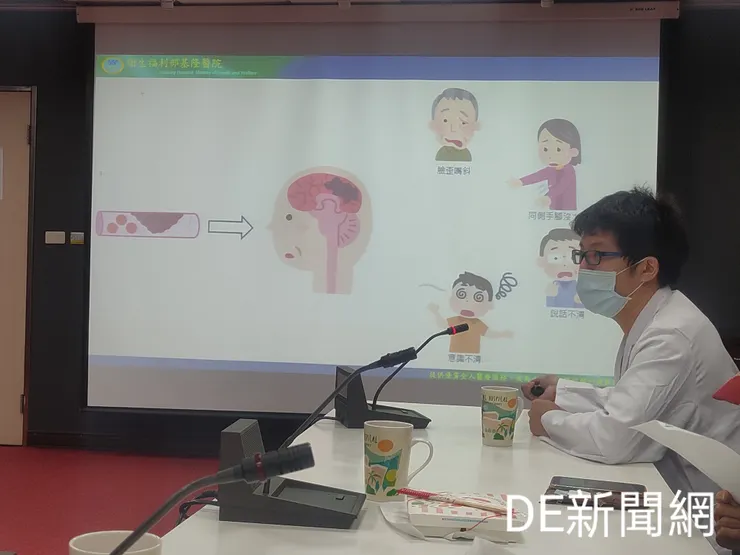 基隆醫院神經科醫師林聖傑。(記者曾金萬/攝)