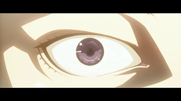  當然不能忘記新房的招牌~眼部特寫(而且每眨一下眼睛、就會有快門的音效)（哎？忘記截45度角的鏡頭了