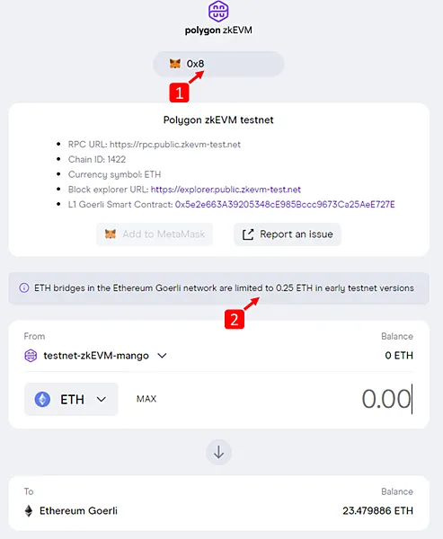Polygon zkEVM|公共測試網使用教學 How to Faucet and Bridge on Polygon zkEVM