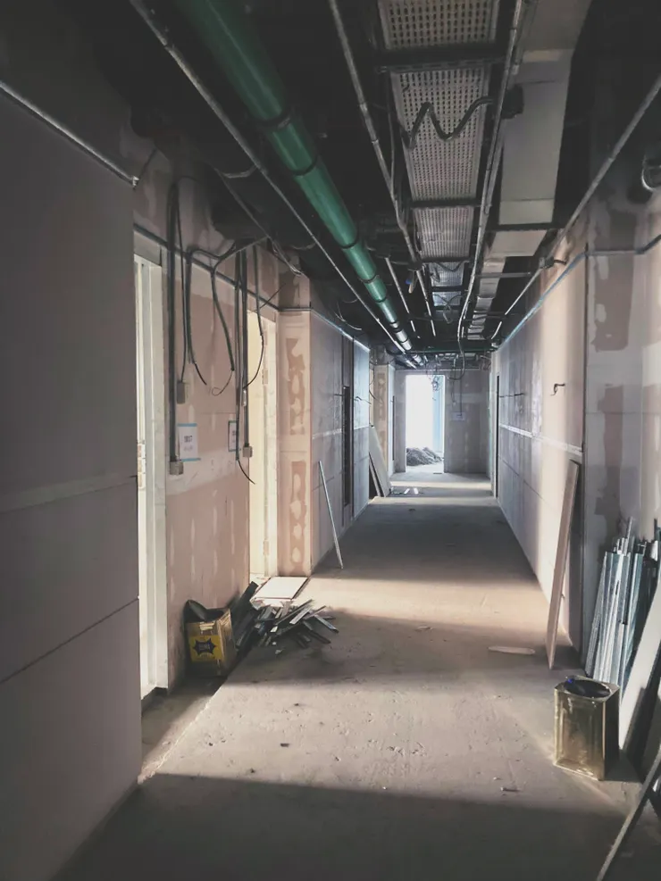 大樓工地午後一景