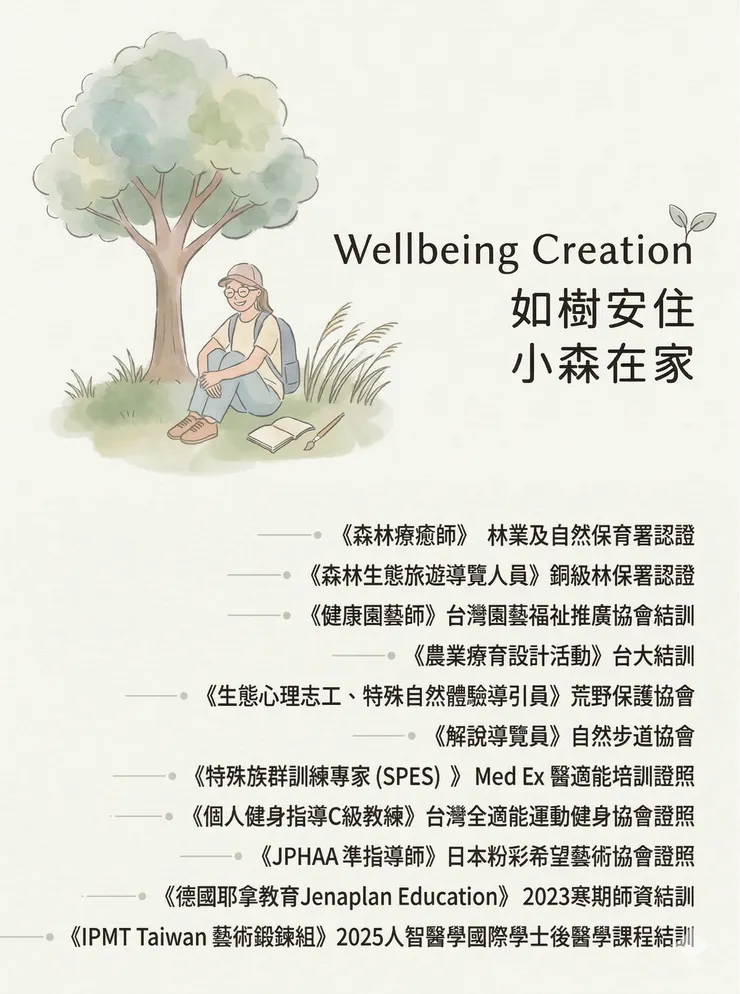 森林與人的連結者：AMY WANG 專業資歷