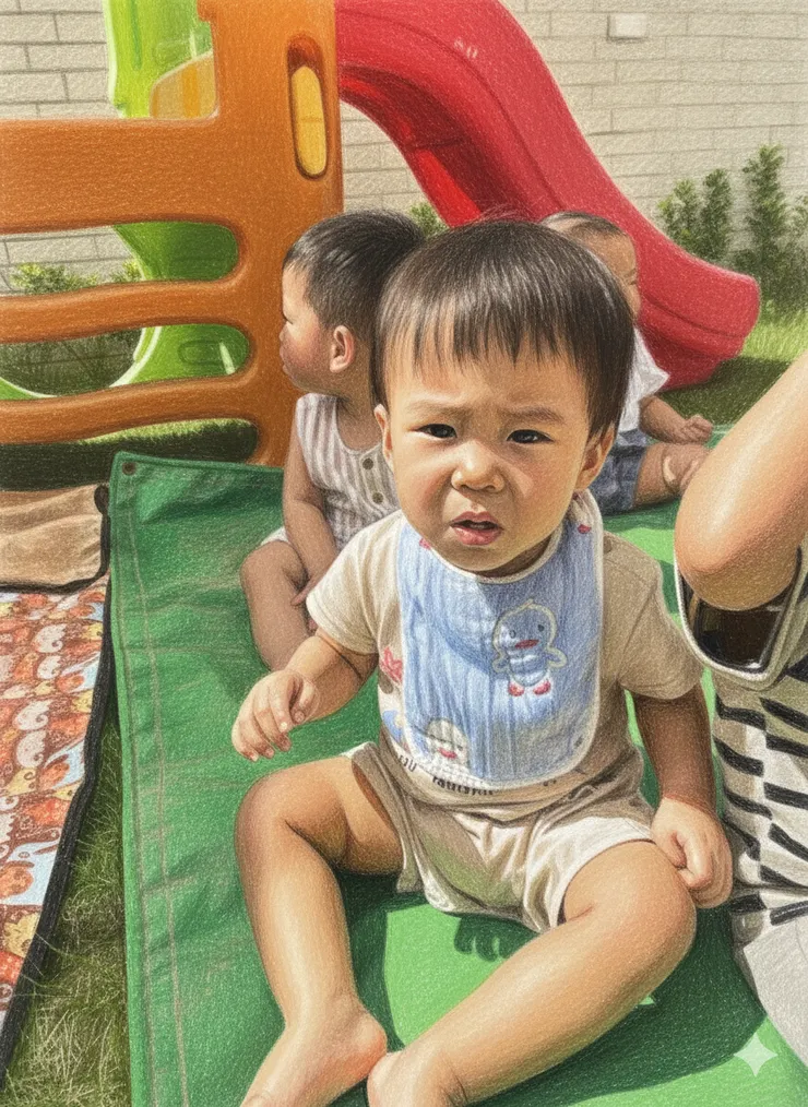 正值秩序敏感期的樂樂