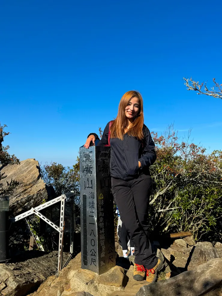 8:21 抵逹鳶嘴山三角點。