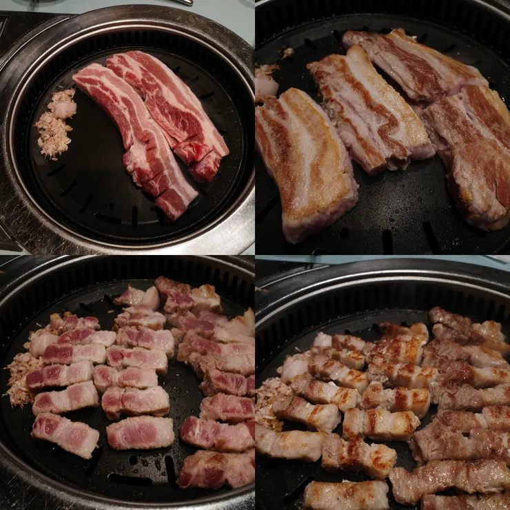 美味肉肉四步驟(圖為4份五花肉)