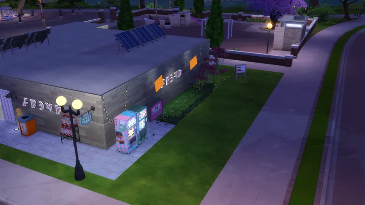 我很想讓大家看到超市的夜景，所以特意在晚上拍照。