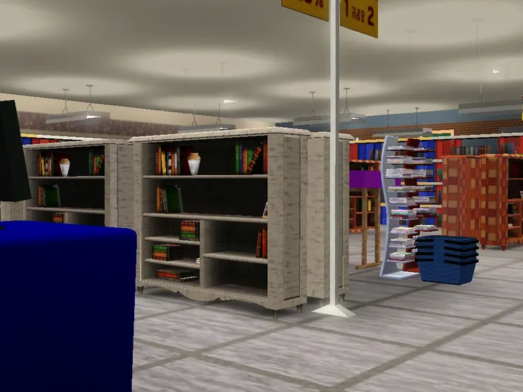 從小說區過來便到了。