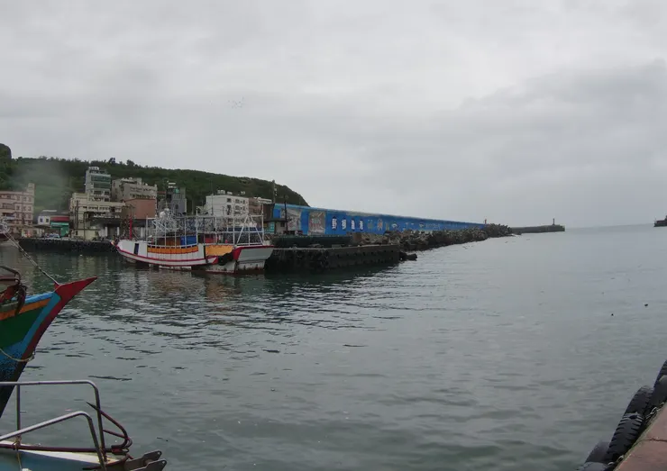 野柳漁港的捕蟹船